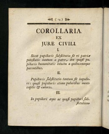 14-16, Corollaria