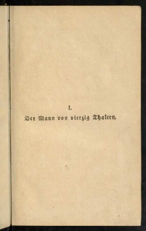 3-102, I. Der Mann von vierzig Thalern