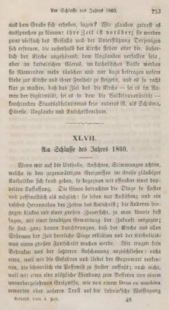 753-756 Am Schlusse des Jahre 1860