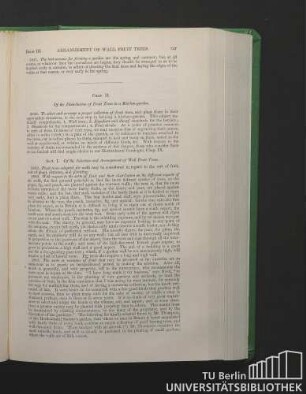 Chap. II. Of the distribution of fruit trees in a kitchen-garden.