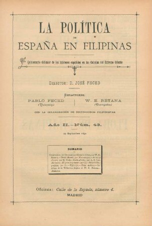 Núm. 43. 27 Septiembre 1892