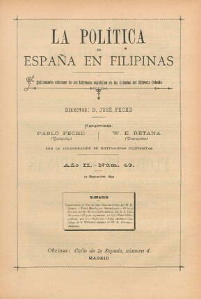 Núm. 43. 27 Septiembre 1892