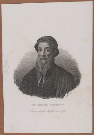 Bildnis des Gio. Antonio Pordenone