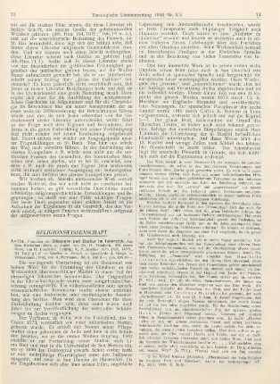 73-77 [Rezension] Avila, Francisco$cde, Dämonen und Zauber im Inkareich