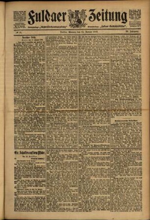 Ausgabe vom Montag, den 15. Januar 1906.