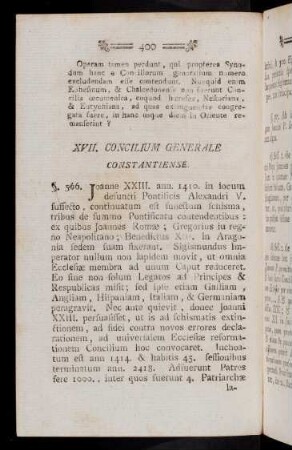 400-411, XVII. Concilium (§ 566 - 581)