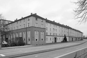 Sachgesamtheit Großwohnsiedlung am Hafenplatz; Hanau, Hafenplatz, Westerburgstraße 6, Westerburgstraße 5, Westerburgstraße 4, Westerburgstraße 3, Westerburgstraße 2, Westerburgstraße 1, Hafenstraße 1, Hafenstraße, Hafenplatz 6, Hafenplatz 5, Hafenplatz 4, Hafenplatz 3, Hafenplatz 2, Hafenplatz 1, Canthalstraße 1