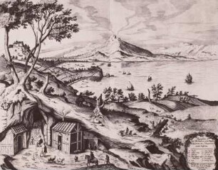Neapel mit dem Vesuv (Neapolis et Vesuvii Montis Prospectus)