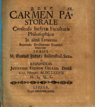 Carmen pastorale
