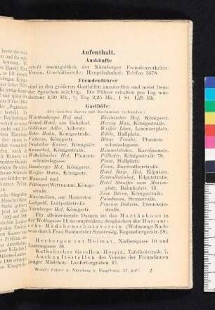 Aufenthalt.