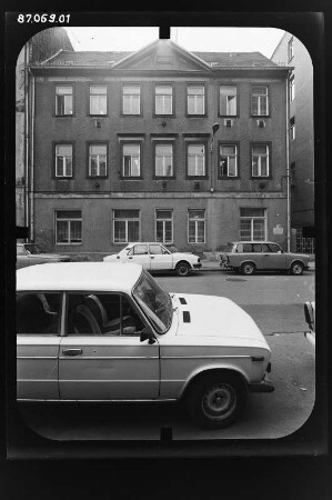 Leipzig-Zentrum, Münzgasse 9. Wohnhaus (wohl M. 19. Jh.). Straßenfront