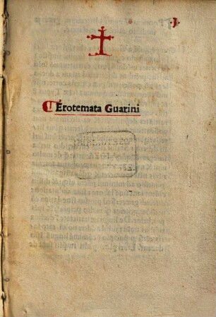 Erotemata Guarini
