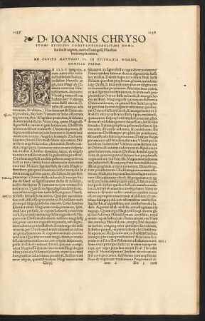 Ex Capite Matthaei II. In Epiphania Domini, Homilia Prima.