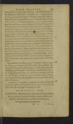 Praesumpt. XXXII. - XXXV.