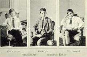 Albrecht, Otto und Gottfried von Bismarck