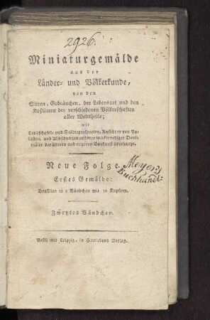 2: Brasilien in 2 Bändchen mit 10 Kupfern
