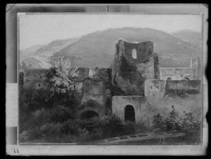 Landschaft mit Ruine