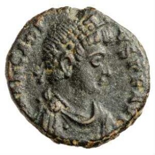 Münze, Aes 4, 395 - 401 n. Chr.