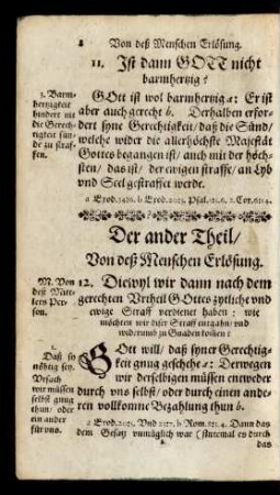 Der ander Theil/ Von deß Menschen Erlösung.