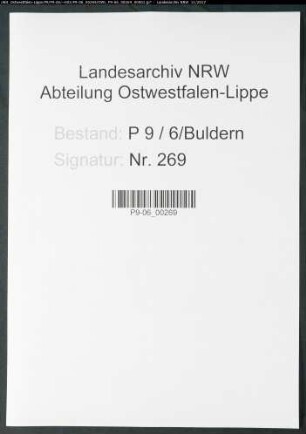 Sterberegister Standesamt Buldern