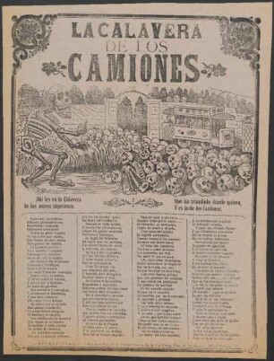 La calavera de los camiones