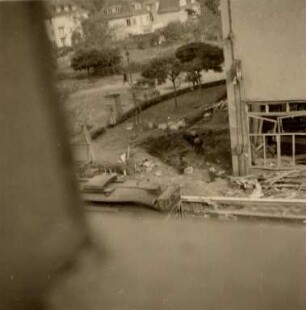 Zerstörungen Zweiter Weltkrieg - Stadtgebiet. Kolpinghaus, Karlstraße 115