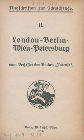 London - Berlin - Wien - Petersburg