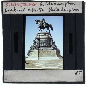 Philadelphia, Eakins Oval, Siemering, George-Washington-Denkmal