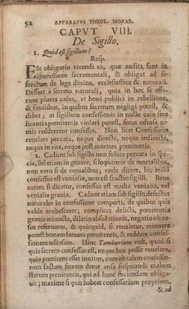 Caput VIII. De Sigillo.