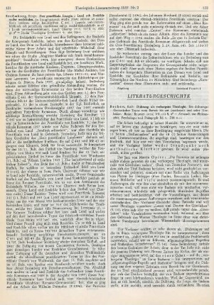 Literaturgeschichte