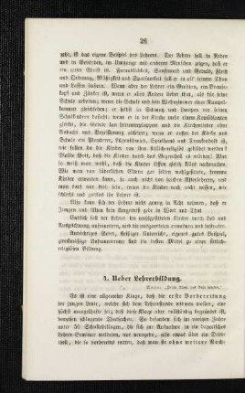Ueber Lehrerbildung