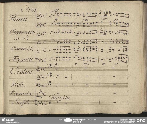 Aria: "Del mio cor l'audace pena"