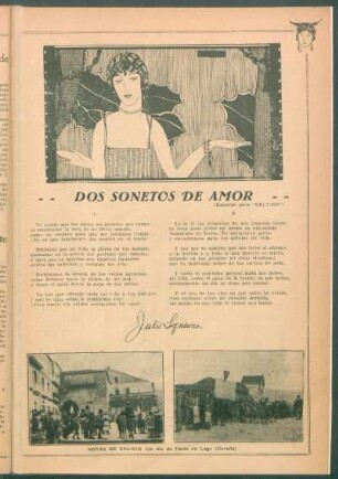 Notas de Galicia : [Vistas de] Un día de fiesta en Lage (Coruña)