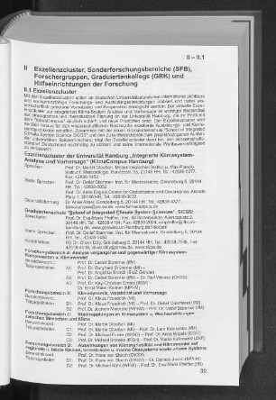 II.1 Exzellenzcluster