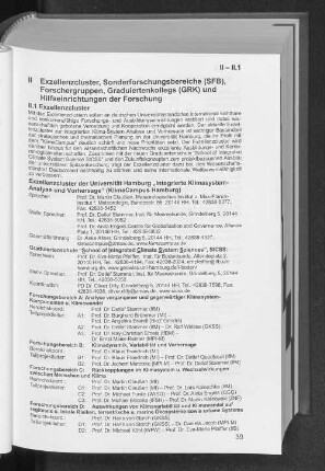 II.1 Exzellenzcluster