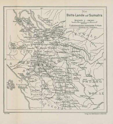 Die Batta-Lande auf Sumatra