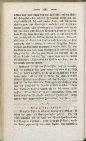 §. 4. Königliche Festen.