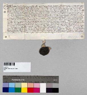 Anna, Tochter des verstorbenen Friedrich Baumann zu Offling, beurkundet, dass ihr von Gabriel Gessenberger, Verwalter des Klosters Baumburg, das Gut zu Offling, auf dem ihr Vater sesshaft gewesen ist, zu Freistift verliehen wurde.; S: Hans Kren (Chreen), Hofrichter zu Baumburg