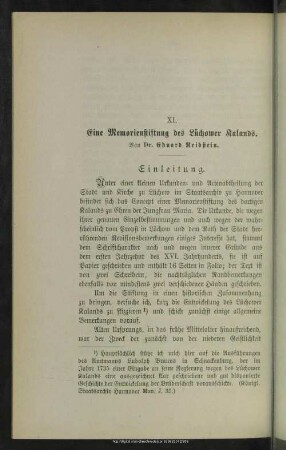 XI. Eine Memorienstiftung des Lüchower Kalands