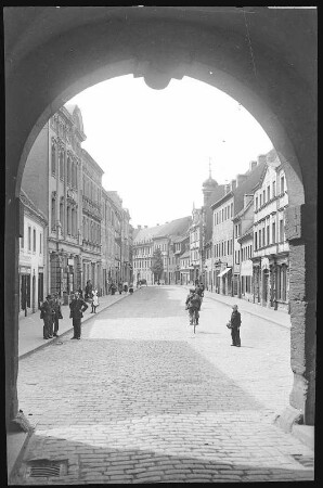 Borna. Blick in die Reichsstraße