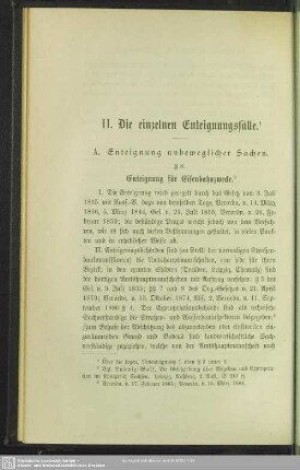 II. Die einzelnen Enteignungsfälle
