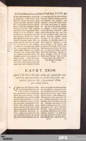 Caput XXVIII. Quòd JESUS Christus etiam pro infantibus mortuus sit, qui moriuntur in peccato Originali...