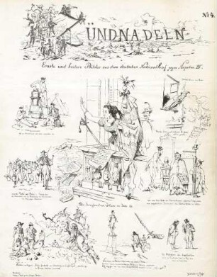 Zündnadeln: ernste und heitere Bilder aus dem deutschen Nationalkrieg gegen Napoleon III und aus der darauf folgenden Zeit