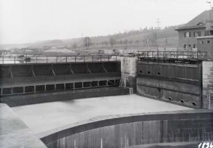 Bau Schleusenanlage Staustufe Kachlet/Donau