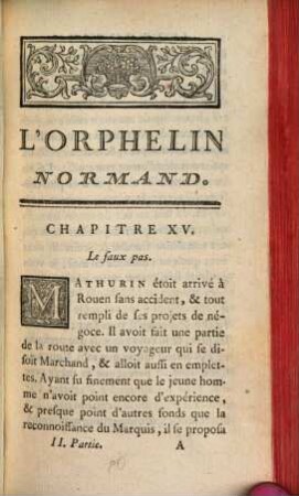 L' Orphelin Normand, Ou Les Petites Causes Et Les Grands Effets, 2