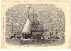 The War: The French Fleet in the Baltic, The Admiral's Flagship, The "Serveillante", leading