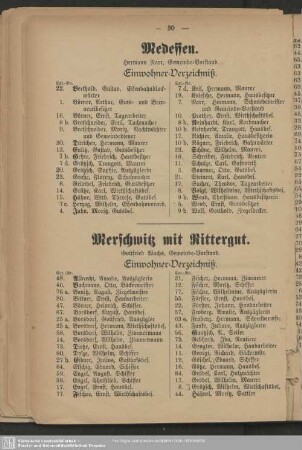 Merschwitz mit Rittergut