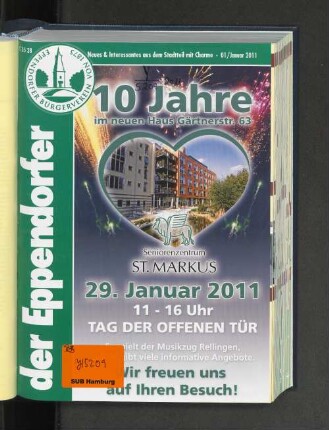 2011: Der Eppendorfer : Neues &amp; Interessantes aus dem Stadtteil mit Charme