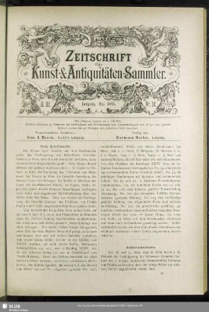 Nr.14, Mai 1885