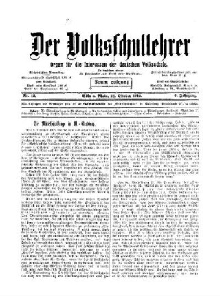 Die Mittelschulfrage in M.-Gladbach